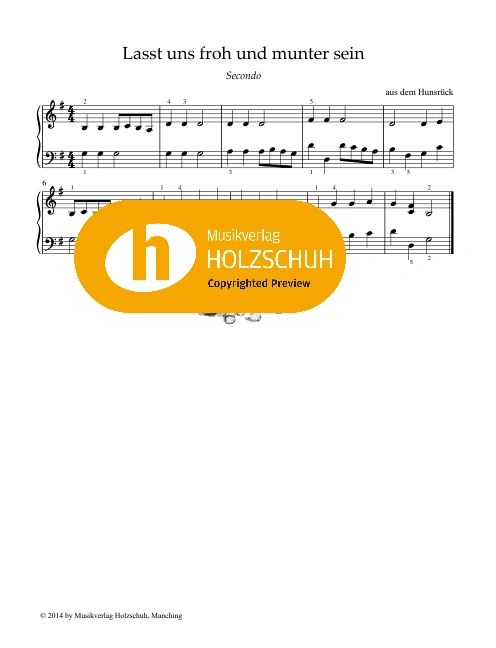 Lasst uns froh und munter sein